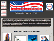 Tablet Screenshot of americanhydrostaticservices.com